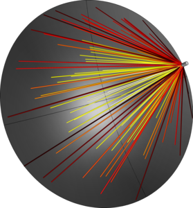 Modelo realizado con COMSOL Multiphysics